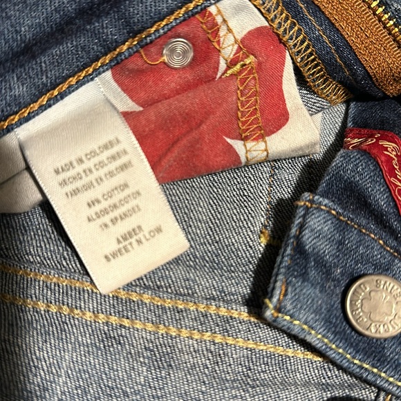 Lucky Brand by Gene Montesano. Size 24/00
Amber Sweet N Low. Retro,factory faded - Picture 8 of 14